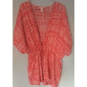 Victorias Secret Heart batwing Sleeve Coverup Robe